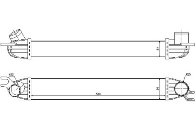 Nissens интеркулер mini r56 r57 r58 r59 c фото №1