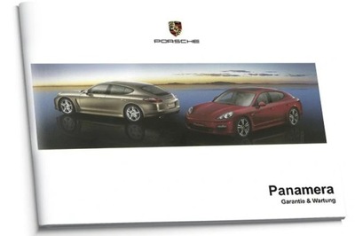 PORSCHE PANAMERA NIEMIECKA LIBRO DE MANTENIMIENTO  