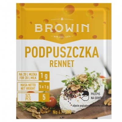 PODPUSZCZKA DO SERÓW 5X1G BROWIN