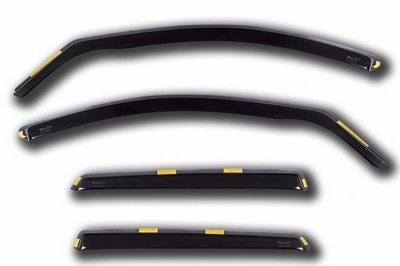 SIDE-WINDOW DEFLECTORS FRONT HEKO FIAT PUNTO II III 99-11  