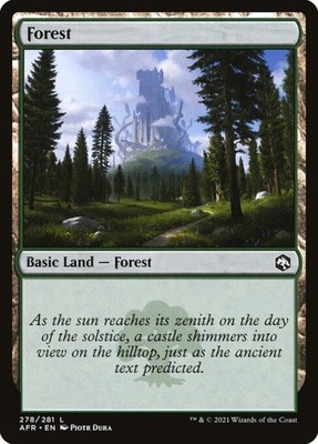 MtG: Forest (V.1) (AFR)