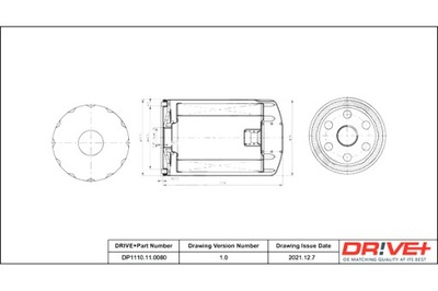 DRIVE+ FILTRAS ALYVOS FORD USA BENZINAS 3.8 00-04 WINDSTAR 