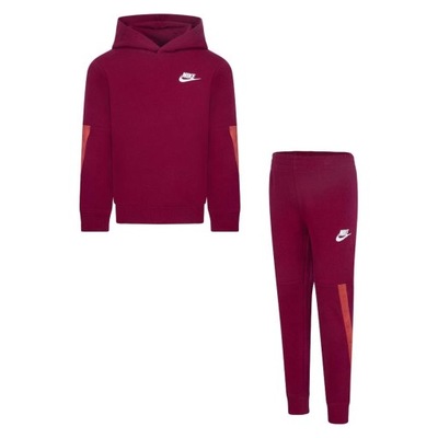 Nike Dres Tape Fleece Rozmiar 5-6 Lata Czerwony -