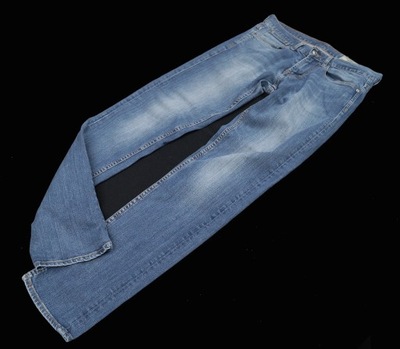 ZARA MAN SUPER MARKOWE GRANATOWE JEANSY-30