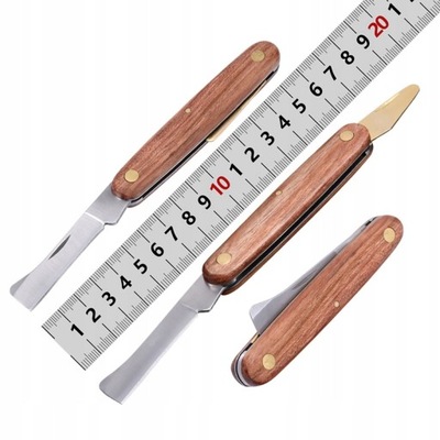 Drewniany nóż do szczepienia składany nóż do