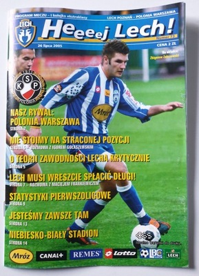 PROGRAM LECH POZNAŃ - POLONIA WARSZAWA 2005