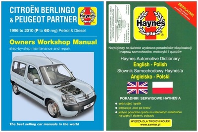 CITROEN BERLINGO PEUGEOT DE CARGA GASOLINA HDI 1996-2010 INST REPARACIÓN +GRATIS 24H  