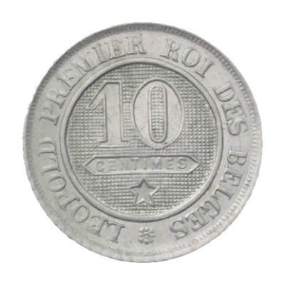 [M12853] Belgia 10 centimes 1861