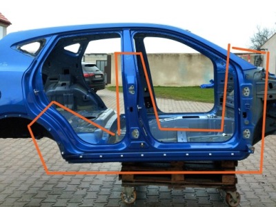 Mg zs порог блок двигателя правый длинный 5jsj фото №1