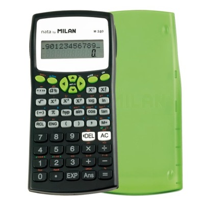 Milan Kalkulator naukowy 240 funkcji zielony