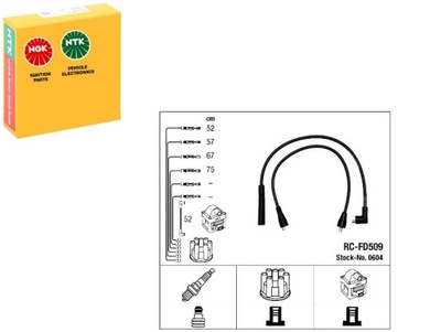 NGK ZESTAW PRZEWODÓW ZAPŁONOWYCH FORD ESCORT III ESCORT III EXPRESS