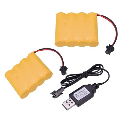 2SZT AKUMULATOR PAKIET NIMH 4.8V 700MAH BATERIA