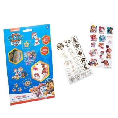 TATUAŻE WODNE "ZESTAW PSI PATROL"