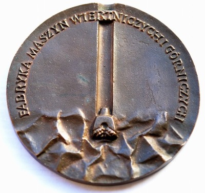 Medal Fabryka Maszyn Wiertniczych i Górniczych Glinik 100 lat 1983 DUŻY! R!