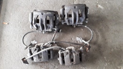 Hyundai santa fe iii 2016- суппорт тормозной перед фото №1