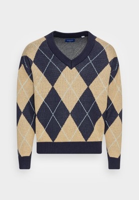 Sweter w romby Jack & Jones M