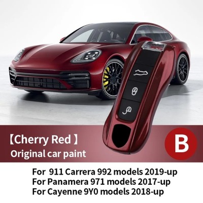 B Cherry Redfor Porsche Macan Boxster Cayman Panamera 718 911 Taycan Car Ke 