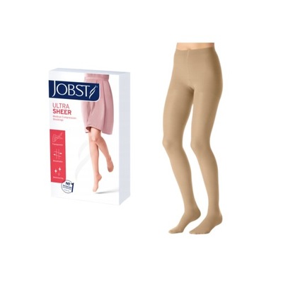 Rajstopy uciskowe JOBST ULTRASHEER CCL1 natur r.1