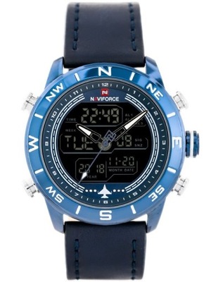 ZEGAREK MĘSKI NAVIFORCE - NF9144 (zn077e) - blue + box Naviforce