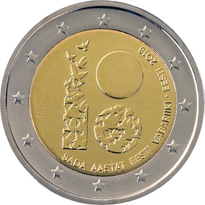 2 Euro 2018 - Estonia ( 100. lat republiki)