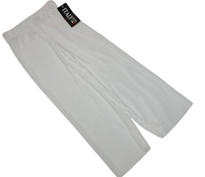 Cienkie spodnie PLISOWANE Szerokie Proste 98-104 cm 4 lata