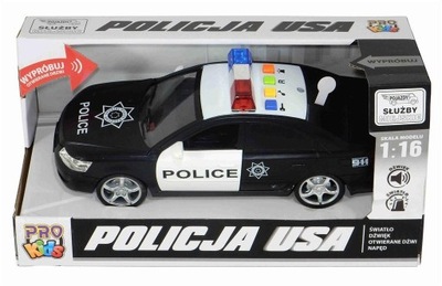Auto Zabawka dla DZIECI z Dźwiękami Policja USA
