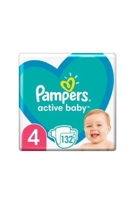 Pieluchy Pampers Active Baby Mega Pack 4 132 szt