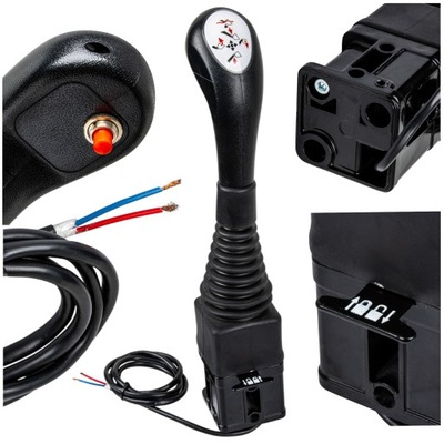 Joystick dżojstik z przyciskiem do TURA KOPARKI joystik
