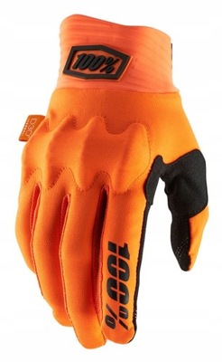 Rękawiczki 100% COGNITO Glove fluo orange R.M