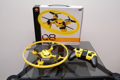 Używany mini dron LED Q8 + uszk. kontroler Pilot