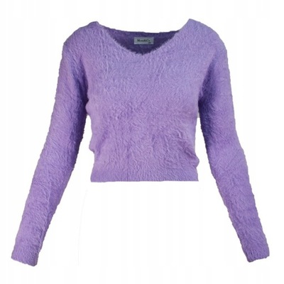 Sweter Damski Alpaka Fiolet Rozmiar S/M *Moni&Co*