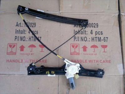 Bmw x5 e70 x6 механизм подъемник окон правый перед фото №1