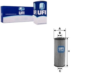 UFI FILTRAS ALYVOS EOF252 FA6004ECO OE6623 CH11169ECO 