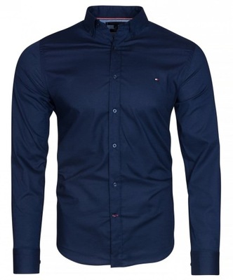 KOSZULA TOMMY HILFIGER SLIM GRANATOWY M