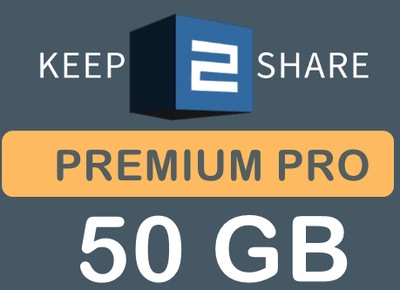 KEEP2SHARE K2S.CC PREMIUM PRO KONTO PREMIUM LIMIT 50GB