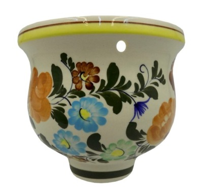 doniczka wisząca fajans WŁOCŁAWEK