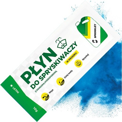 Płyn do spryskiwaczy w saszetkach Sprinkley 10g