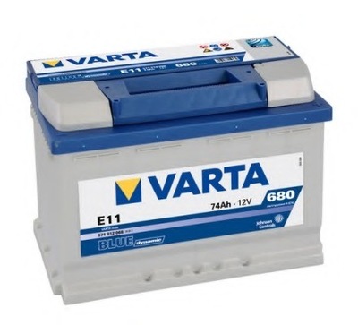 АККУМУЛЯТОР VARTA BLUE 74AH 680A L- E11