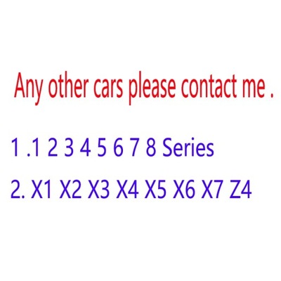 3PCS CAR GRILLE PARTA TRYDNIE PARA BMW X1 2 PIEZAS X3 X4 X5 X6 X7 Z4 E84 F48 F39 F2  
