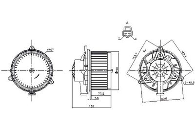 NISSENS VENTILIATORIUS PŪSTUVO CHEVROLET CRUZE MALIBU OPEL INSIGNIA A 