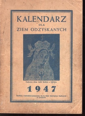 KALENDARZ DLA ZIEM ODZYSKANYCH 1947