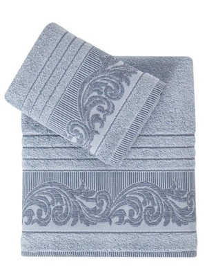 Ręcznik bawełniany /3735/blue 50x90+70x140 kpl.
