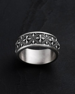 Srebrny pierścień RITTER 19