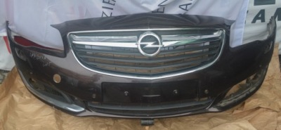 Opel insignia a рестайлінг  13- бампер перед передній + решітка радіатора + ґрати фото №1