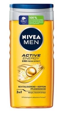 Nivea Men Active Energy Żel pod Prysznic 250 ml