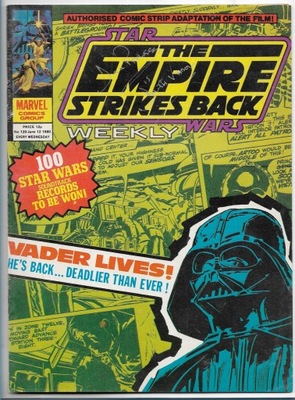 Star Wars Empire Strikes Back 1980 Darth Vader / Dave Prowse Autograf