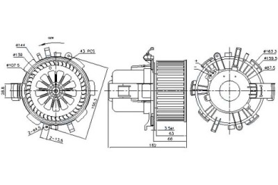 Воздуходувка rvi mascott nissan interstar opel movano фото №1