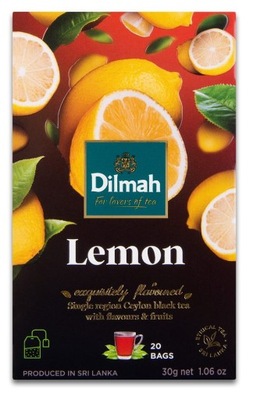 Dilmah Herbata Czarna Cytrynowa Lemon 20 torebek