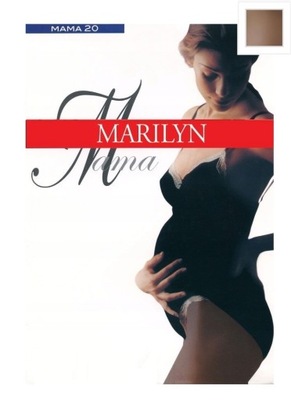 Rajstopy Marilyn MAMA ciążowe 20DEN GLACE 3-M