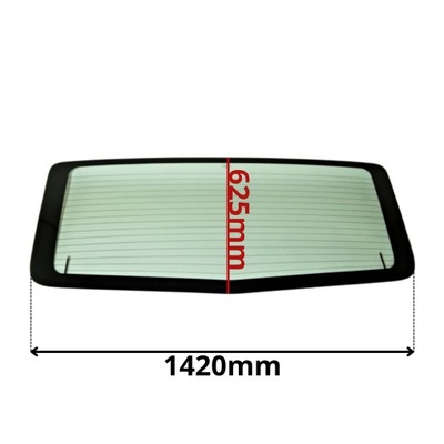 Стекло задняя w крышка задняя renault trafic ii 2 01-14 0135 фото №1